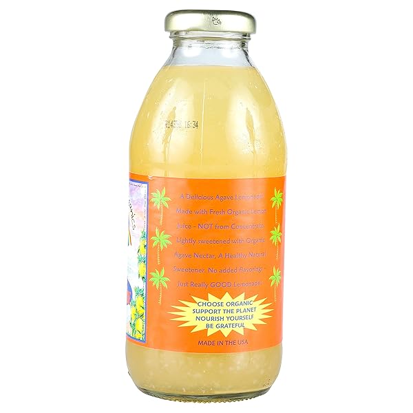 BIG ISLAND ORGANICS ORGANIC LEMOANDE WITH AGAVE, 16 FZ