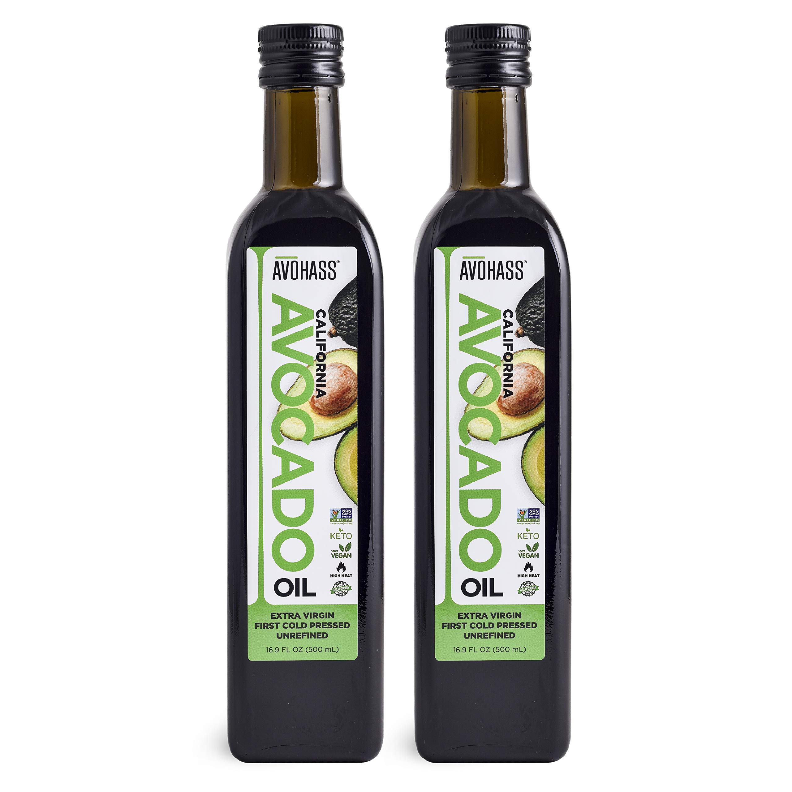 Buy Avohass California Extra Virgin Avocado Oil 16.9 Fl Oz 2 Bottle