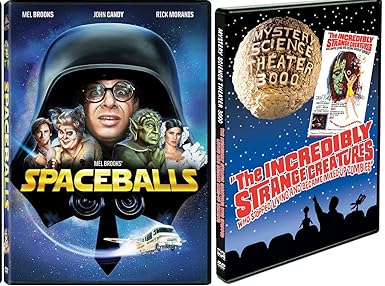 Amazon Com Space Pack Mystery Science Theater 3000 Spaceballs Dvd Mel Brooks Comedy Spoof Set Incredible Strange Creatures Mel Brooks John Candy Rick Moranis Bill Pullman Mel Brooks Movies Tv