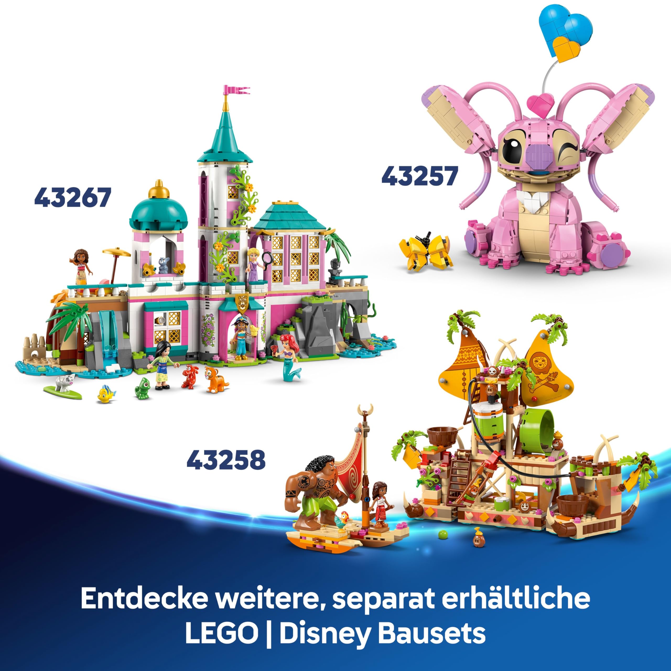 LEGO ǀ Disney Lucky & Penny 101 Dalmatiner - Welpen Spielset - Tierfiguren zum Spielen mit beweglichen Köpfen, Beinen & Schwänzen - Knochen & Fernseher - Geschenk für Mädchen ab 6 Jahren - 43271 8