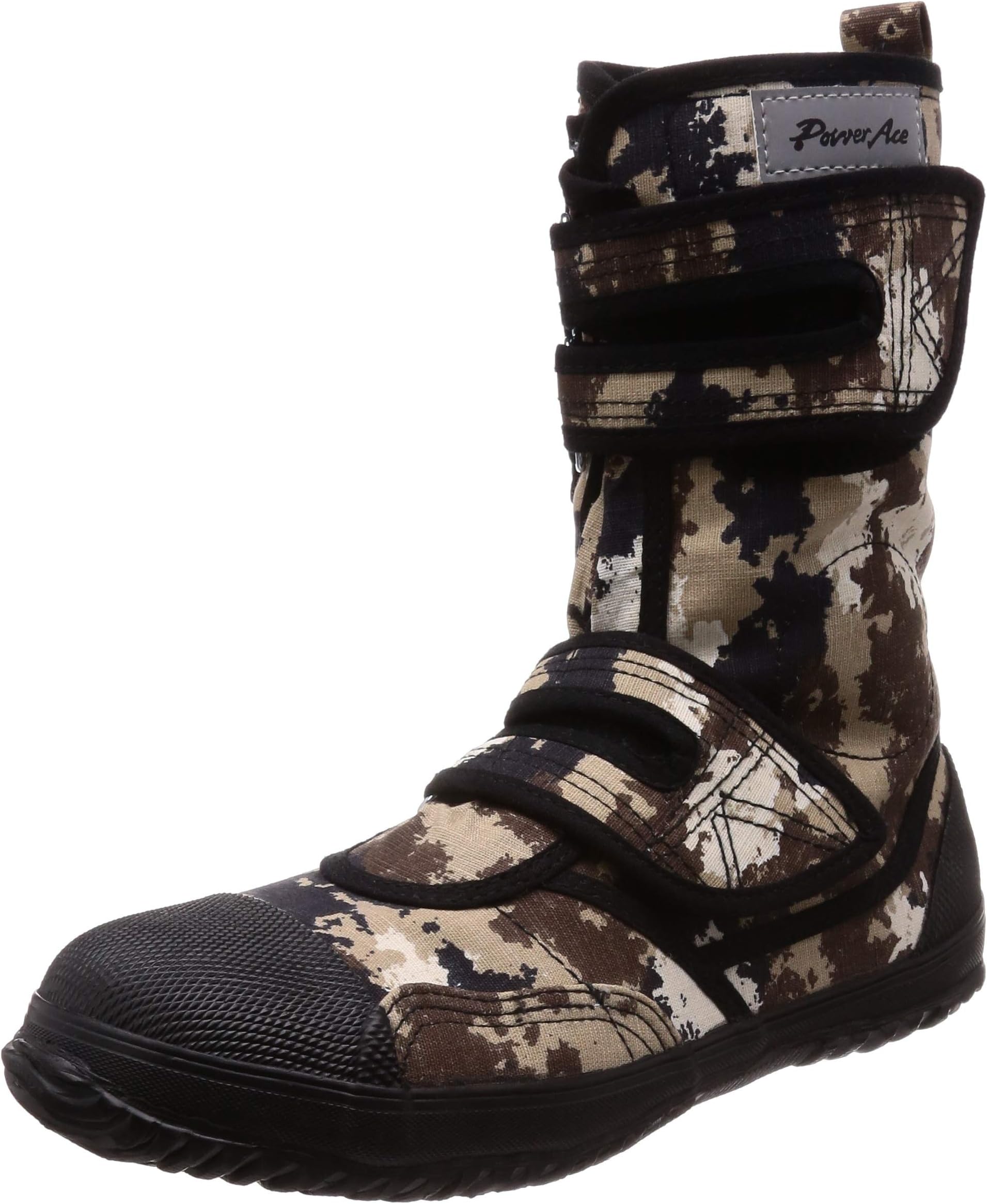 Rikio Japanese Tabi Power Ace High Guard Steel Toe Camouflage Desert Tactical Boots (27 cm)