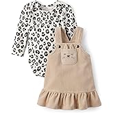 The Children's Place Baby-Girls and Toddler Long Sleeve Top and Dress Set