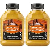 Old Williamsburg Sweet Hot Mustard, 10 oz (2 Pack) | Deli Mustard