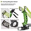 ZGYBY Slingshot,Professional Hunting Slingshot Set,Wrist Rocket