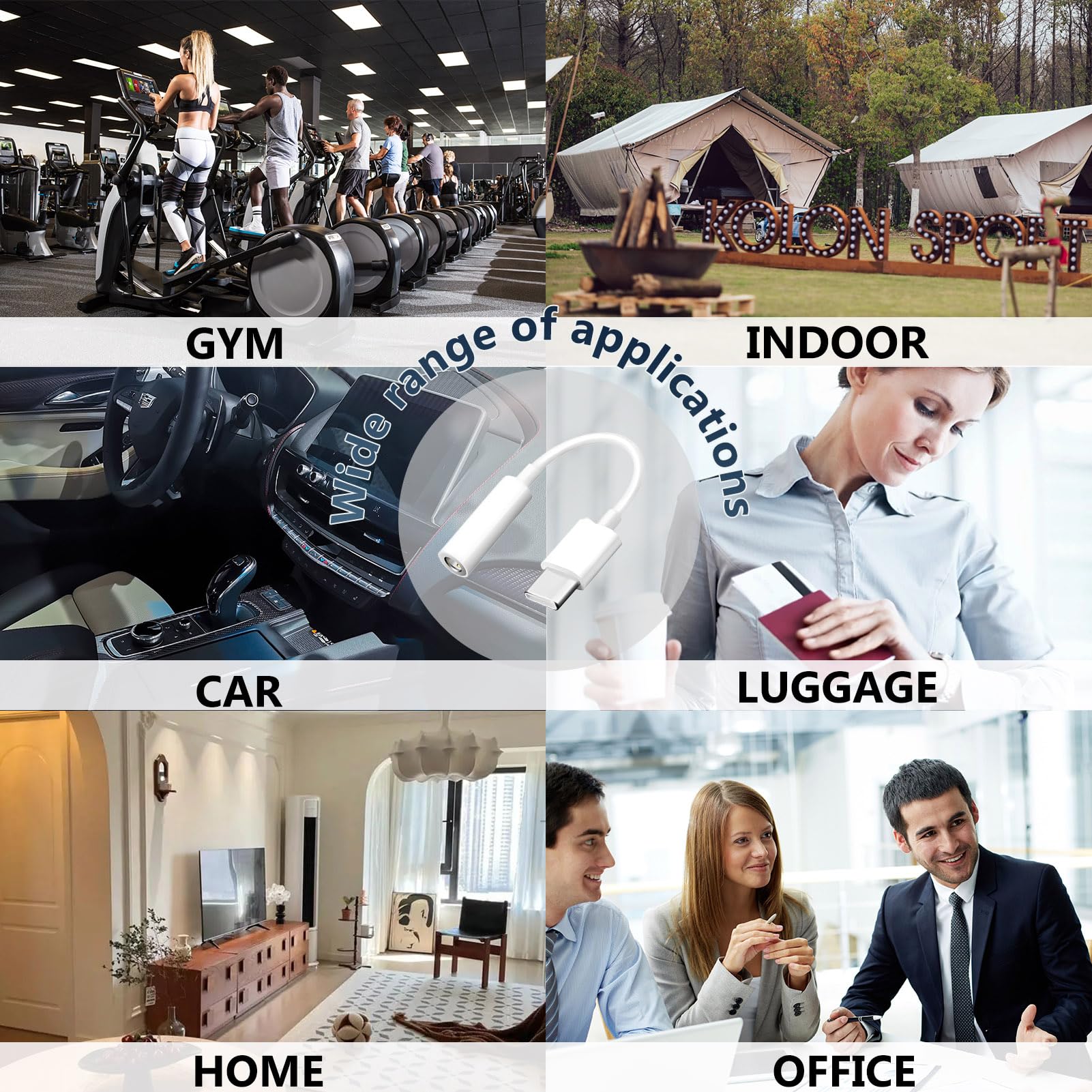 Seulliya 2 Pack USB Type C to 3.5mm Female Headphone Jack Adapter, USB C to Aux Audio Dongle Cable Cord Compatible with iPhone 16 Pro 15 Pro Max, Max,iPad Pro,MacBook, Galaxy S24 S23 S22