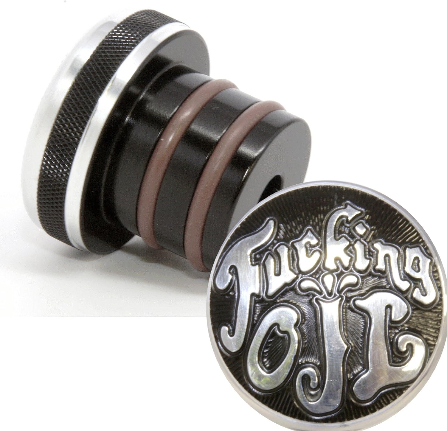 Harley Accent Machined Fucking Oil Cap for 11/4" Tube 1965