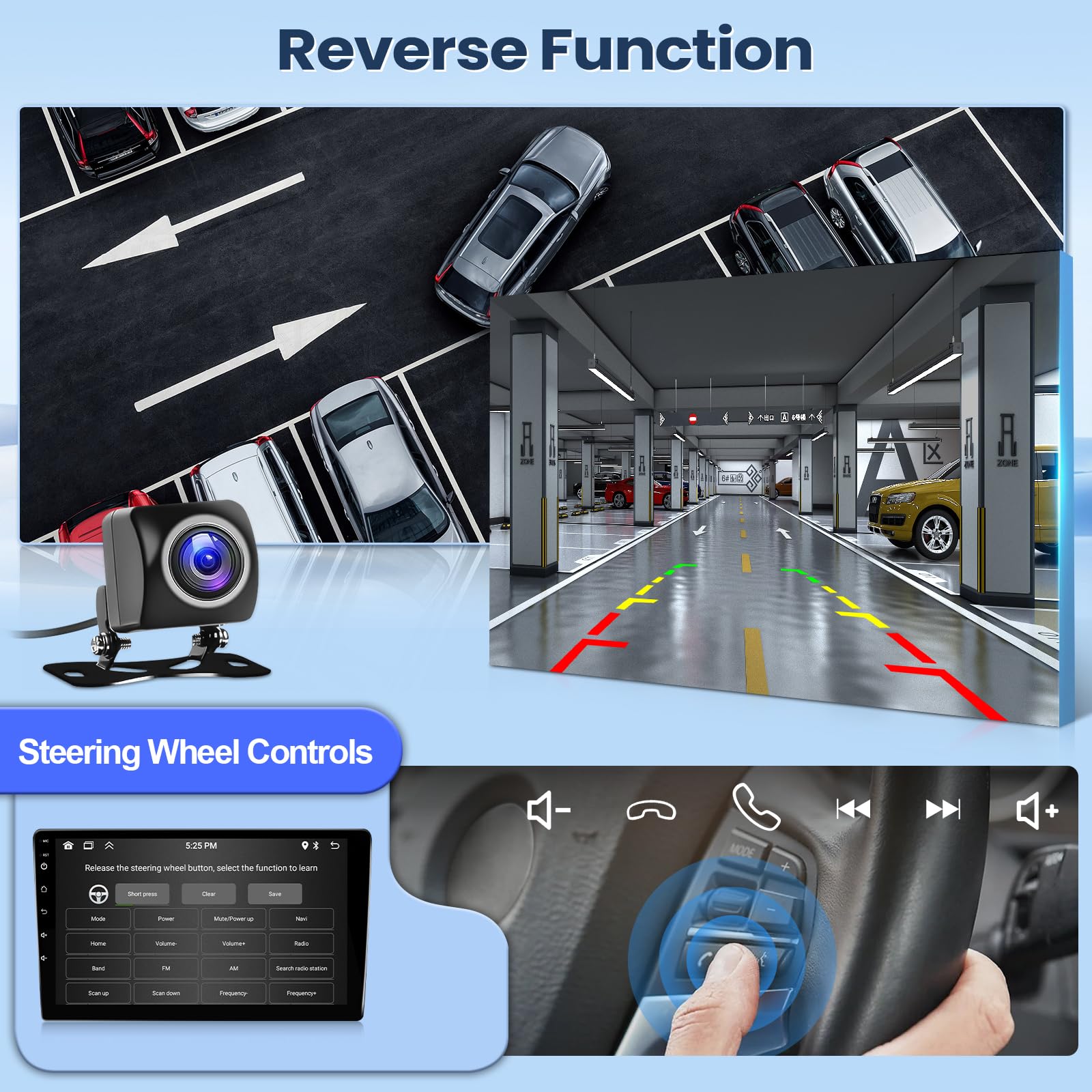 Leadfan Car Stereo Radio Support Wireless CarPlay & Android Auto for Honda Civic 2006 2007 2008 2009 2010 2011, 10.1 Inch IPS Touch Screen Bluetooth Car Stereo with GPS Navigation WiFi Rear Camera