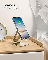 Nulaxy Dual Folding Cell Phone Stand, Fully