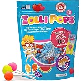 Zollipops Clean Teeth Pops, Sugar-Free, Natural Fruit Flavors, 3.1 oz | Zero sugar, dentist-approved lollipops help prevent cavities w/ xylitol; great for kids, diabetics &amp; keto diet; dye-free