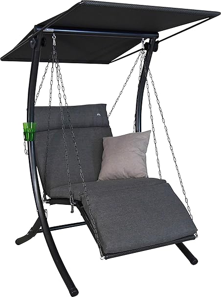 Angerer Swing Smart Hollywoodschaukel grau 1-Sitzer