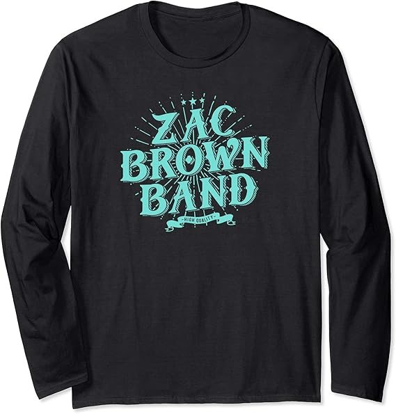 Zac Brown Band Burst Long Sleeve TShirt Clothing