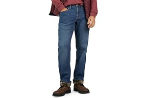 Weatherproof Vintage Fleece Lined Jeans Men - Regular Fit | Soft & Warm, Cold Weather Insulated Fleece Winter Pants for Men