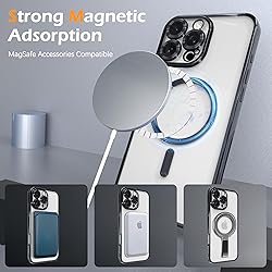 IAIYOXI Magnetic Clear Case for iPhone 16 with Full