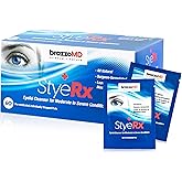 brazzoMD StyeRx Individual Eyelid and Lash Wipes for Stye Relief, Chalazions - Box of 60