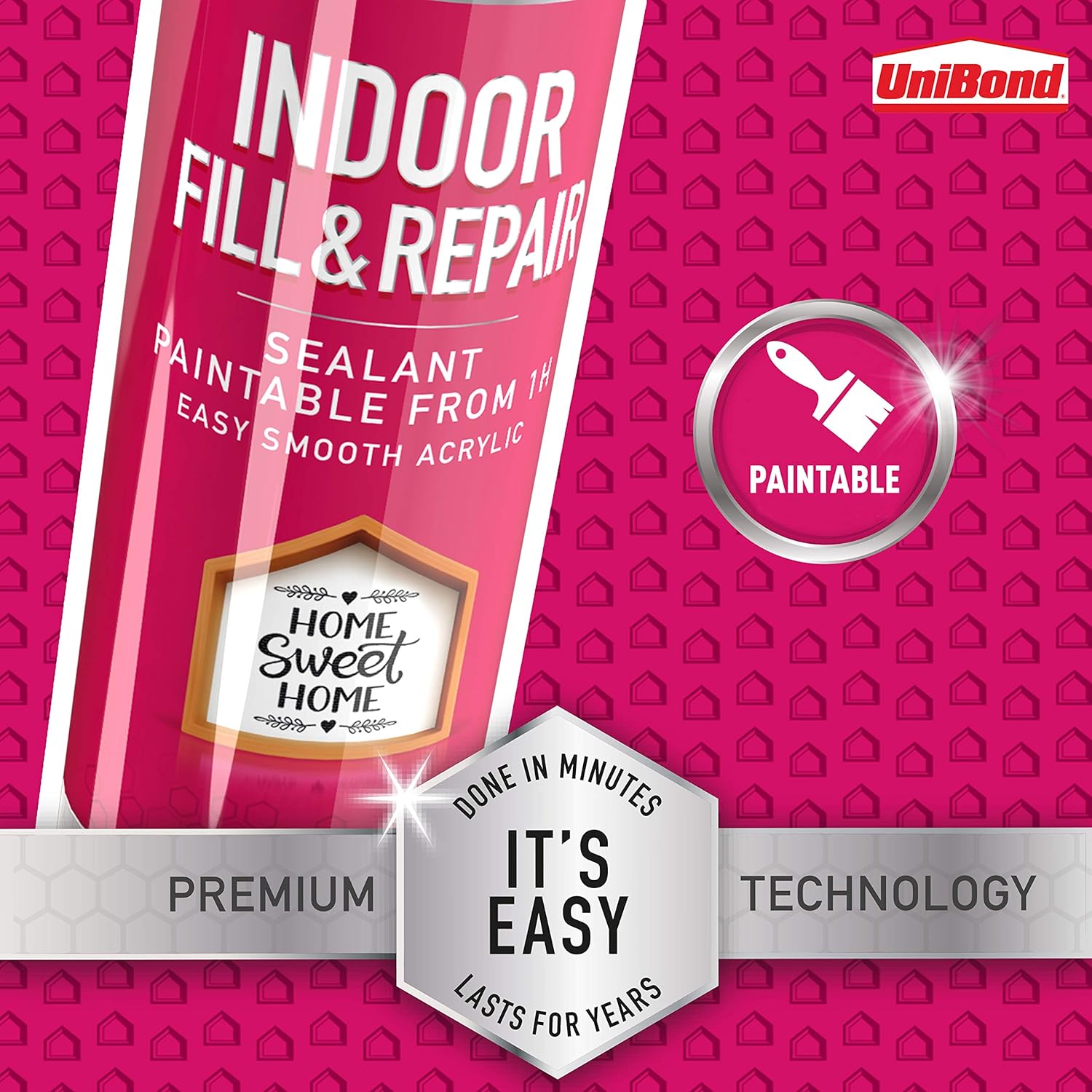 UniBond Indoor Fill&Repair Sealant, Joint Filler for Interior Use