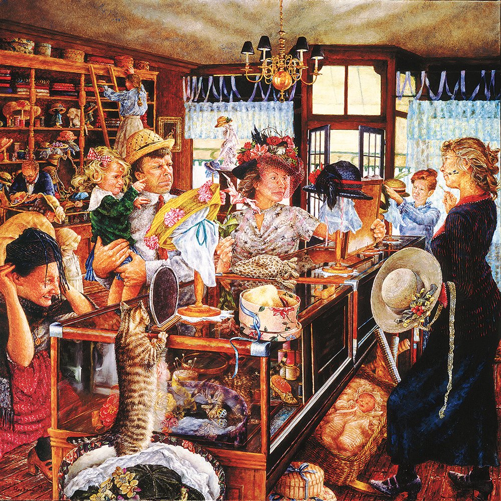 The Millinery Shop 500 Piece Jigsaw Puzzle By Sunsout Sg B01i68p78w Us Puzzles Jigsaw Puzzles Kiririgardenhotel Com