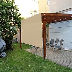 E&K Sunrise 3'Wx29'L Outdoor Shade Canopy Cover