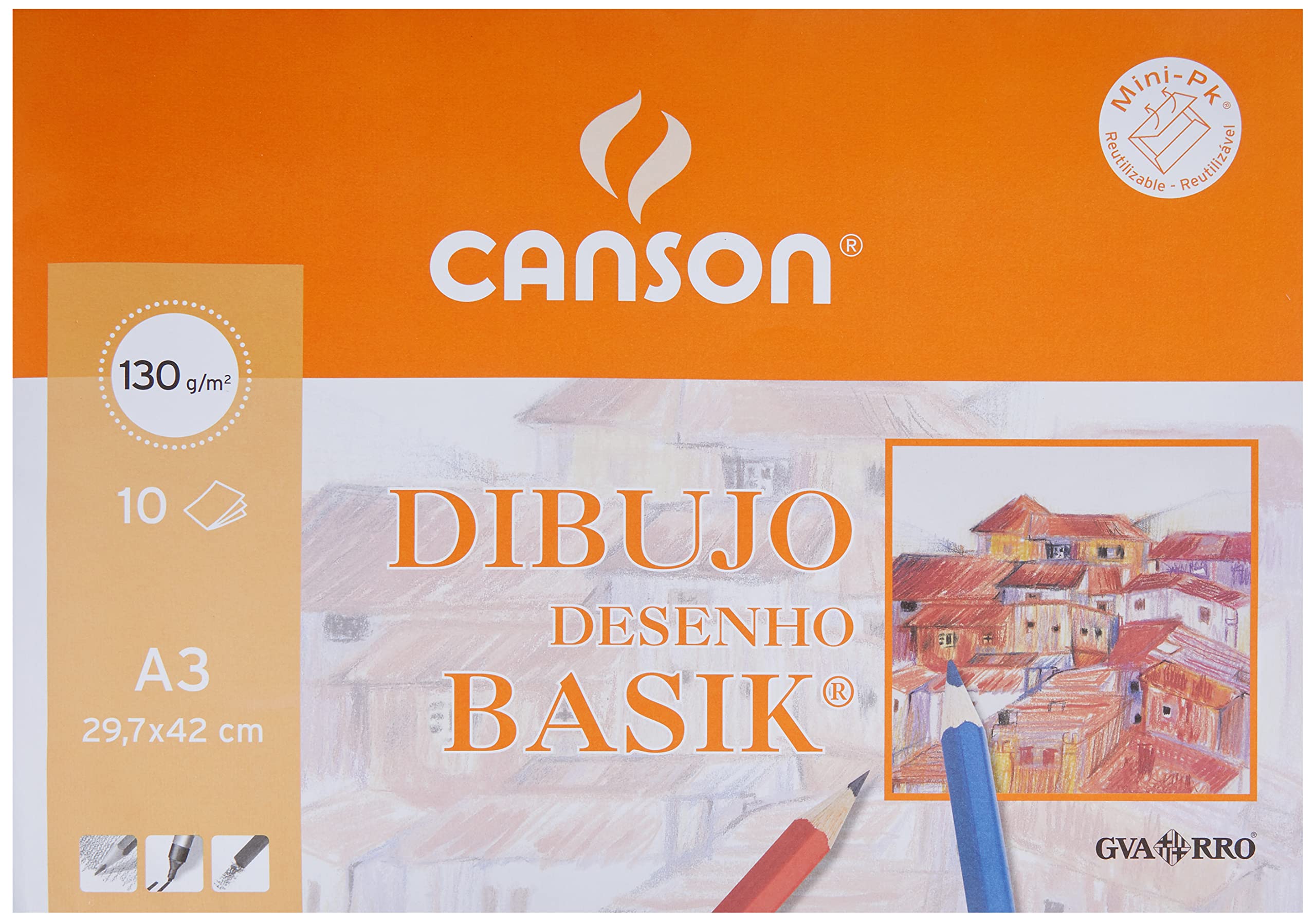 Guarro Canson A3 130 g 10 Pages Minipack