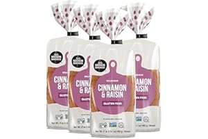 Little Northern Bakehouse Cinnamon & Raisin Gluten Free Bread, Non-GMO and Allergy-Friendly Sliced Bread (4 pack, 17 oz. each)