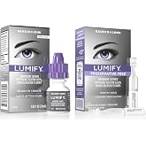 Bundle of LUMIFY Eye Drops, 0.25 Fl Oz (7.5mL) + LUMIFY Preservative Free 20 Single-Use Vials Redness Reliever for Sensitive Eye, Brighter and Whiter Looking Eyes, Works in 1 Minute