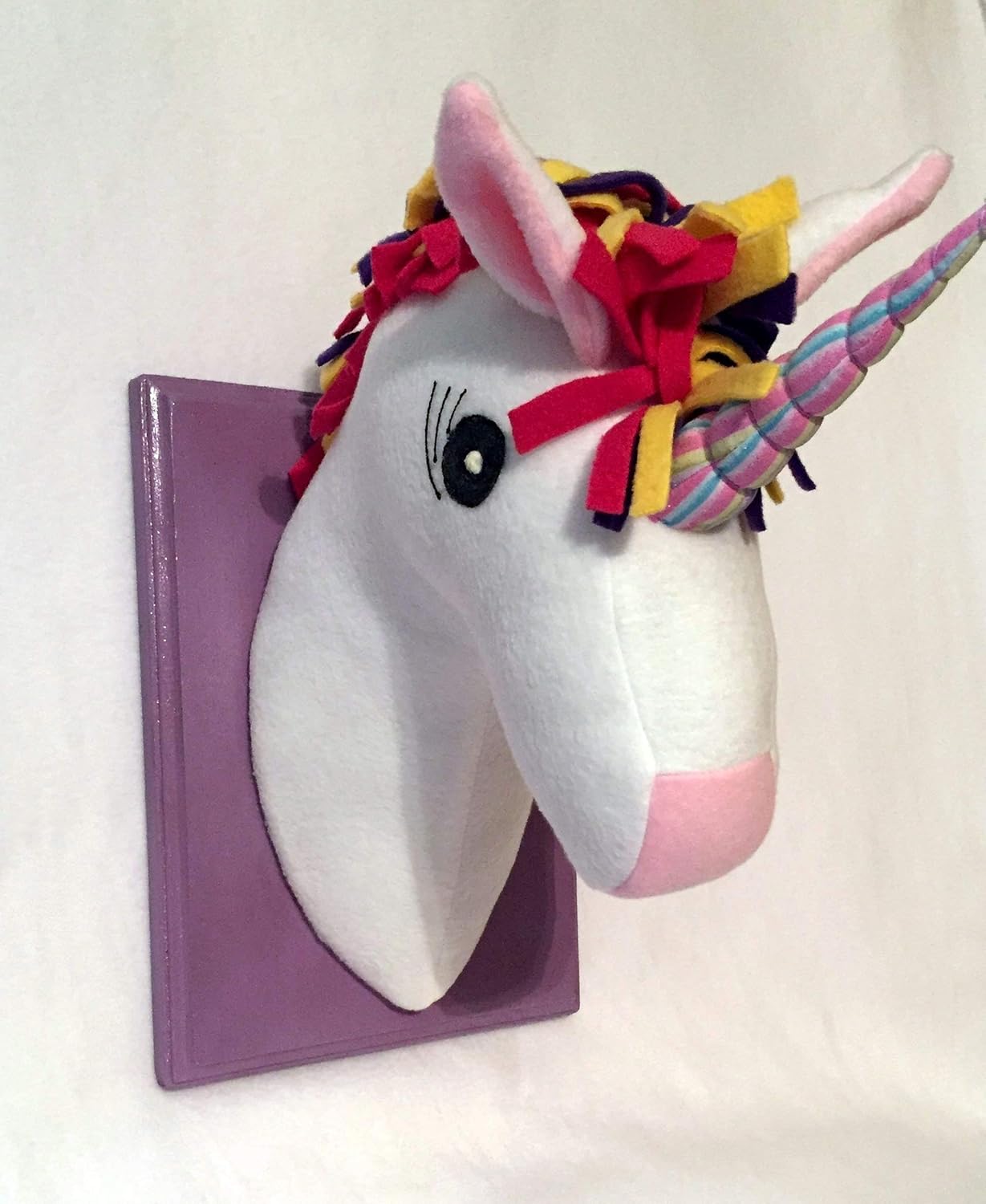 stuffed unicorn head