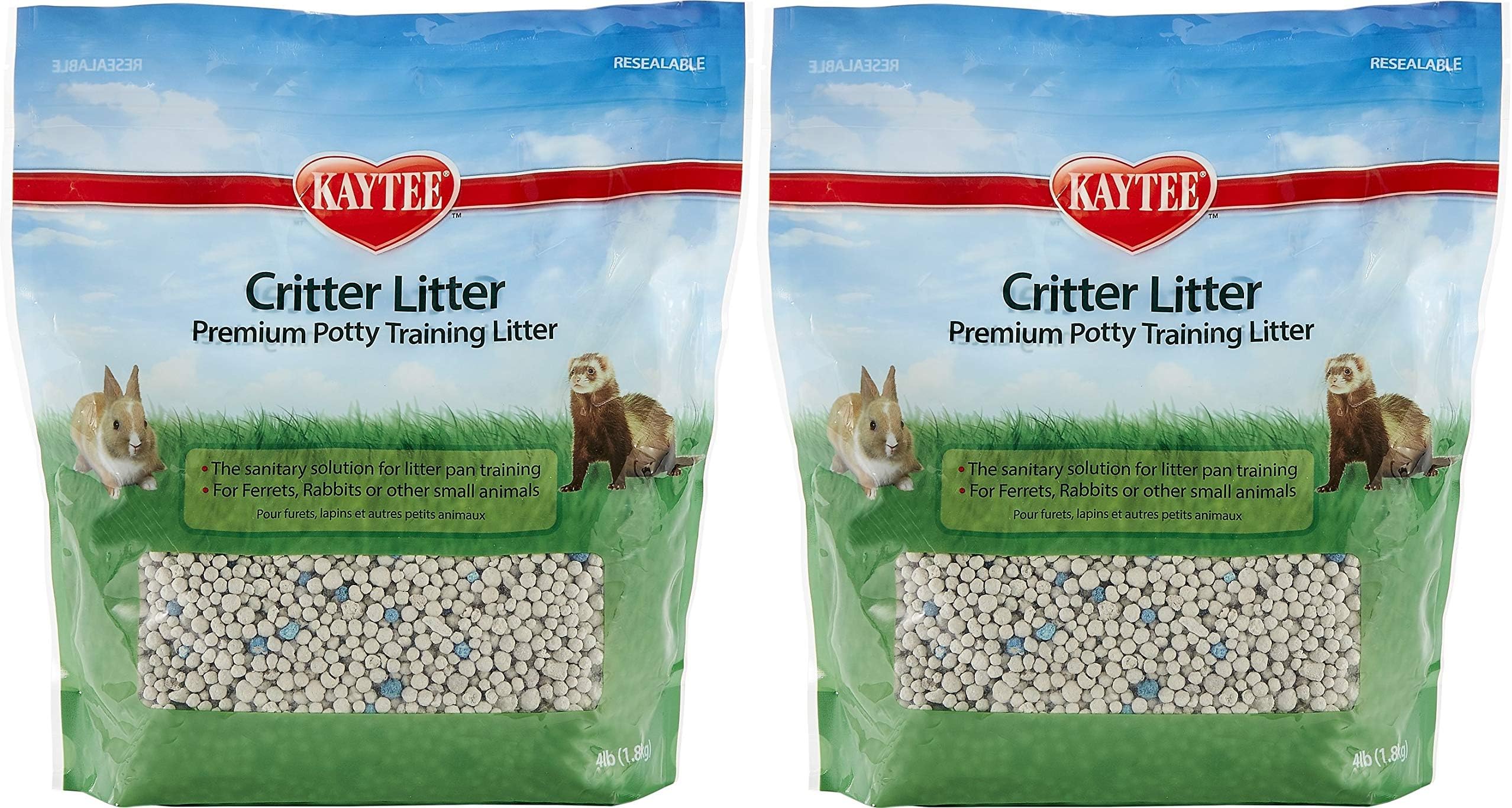 Kaytee Small Animal Critter Litter, 4-Pound 2 Pack