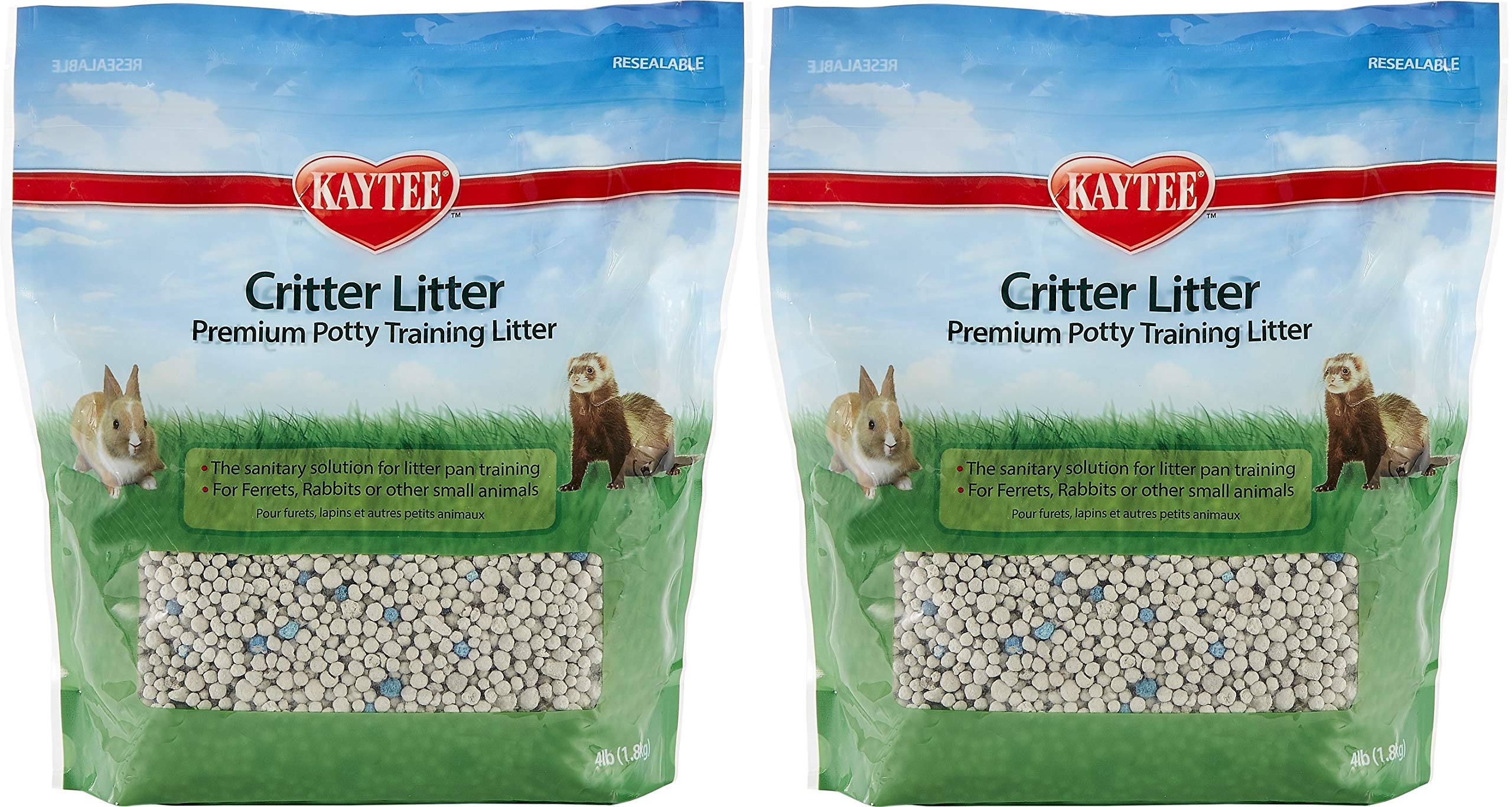 Kaytee Small Animal Critter Litter, 4-Pound 2 Pack