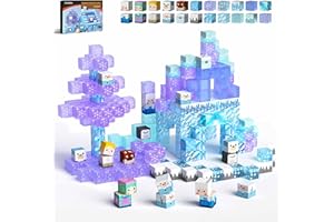 GobiDex Magnetic Blocks Magnet Building Toys, Princess Castle Toys for Girls, STEM Creative Sensory Birthday Gift for Kids Age 3+ Years Old