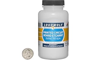 LOUDWOLF PCB Etchant / 10 Ounce Bottle / 99% Pure ACS Reagent Grade/Dry Crystals