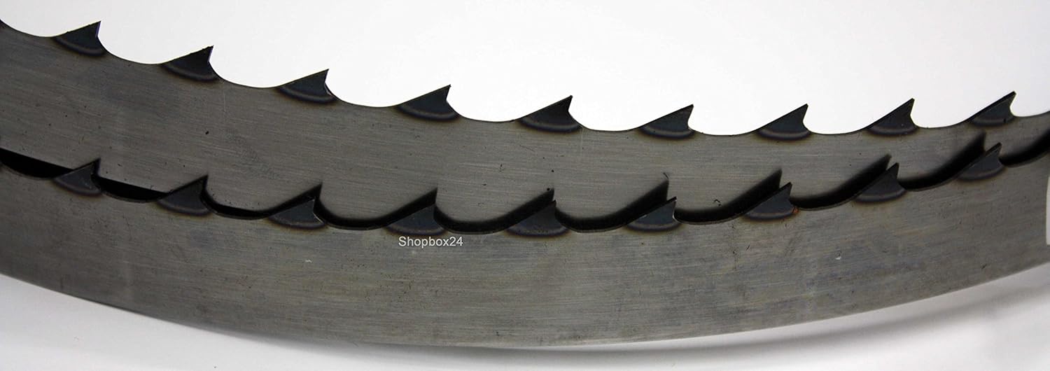 10 X Spezialstahl Sageband Bandsageband Bandsageblatt Sagebander 3380 Mm X 27 Mm X 0 90 Mm X 1 3 Za P Zoll Induktiv Gehartete Zahne Fur Holz Hartholz Brennholz Sperrholz Stamme N Aste Extrem Grob Bandsageblatter