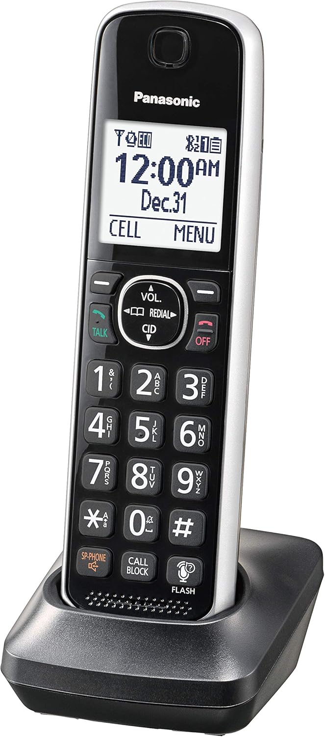 Enjoy Saving 30 50 Off Panasonic Dect 6 0 Plus Cordless Phone Handset Accessory Compatible With Kx Tgf675s And Kx Tg885sk Cordless Phones Kx Tgfa61b Black Office Products Welcome To Buy Www Lespedrove Fr