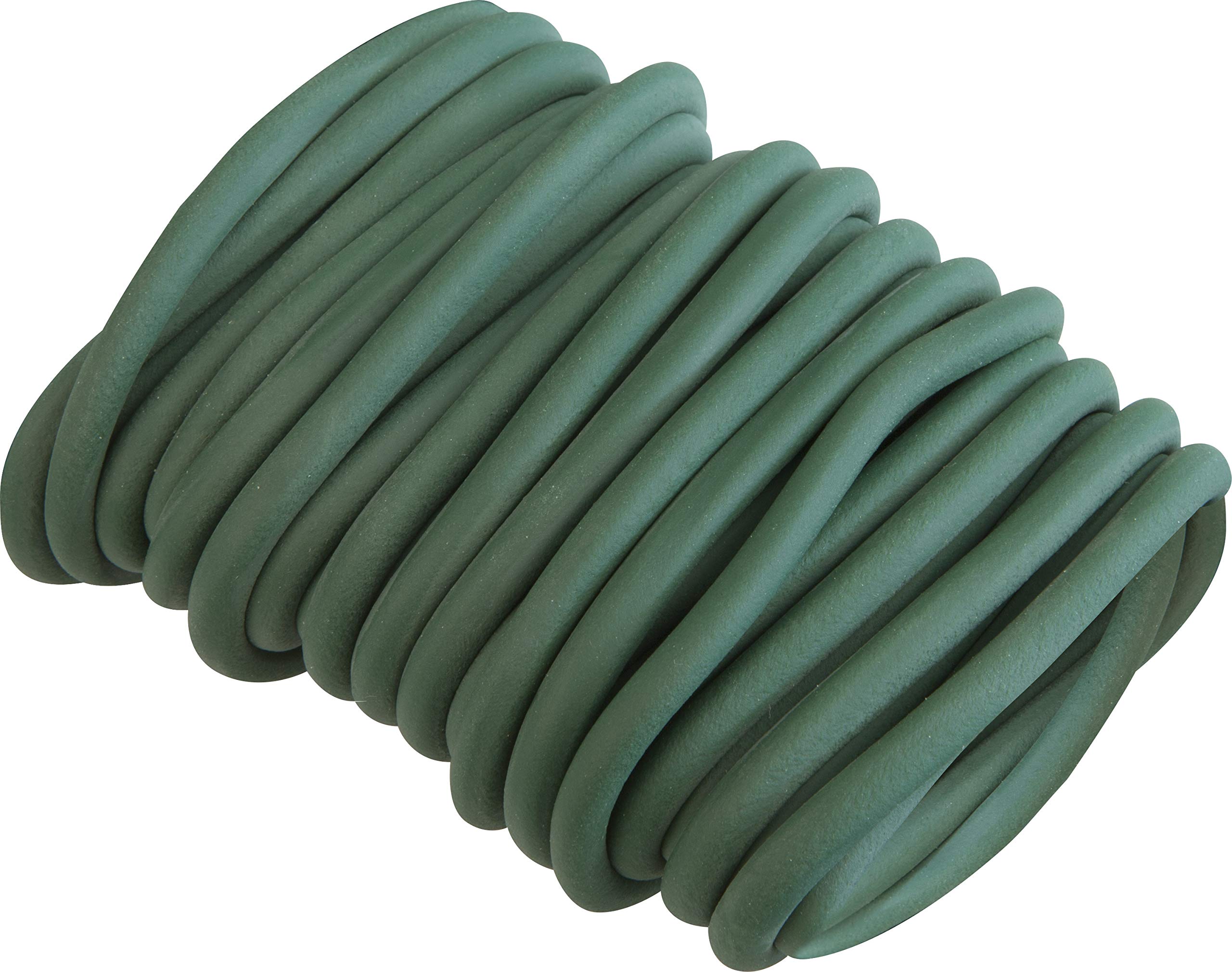 Windhager Garden Wire with Rubber Coating, Rubberised Wire, Plant Wire, Winding Wire, Floral Wire, 5 m, Green