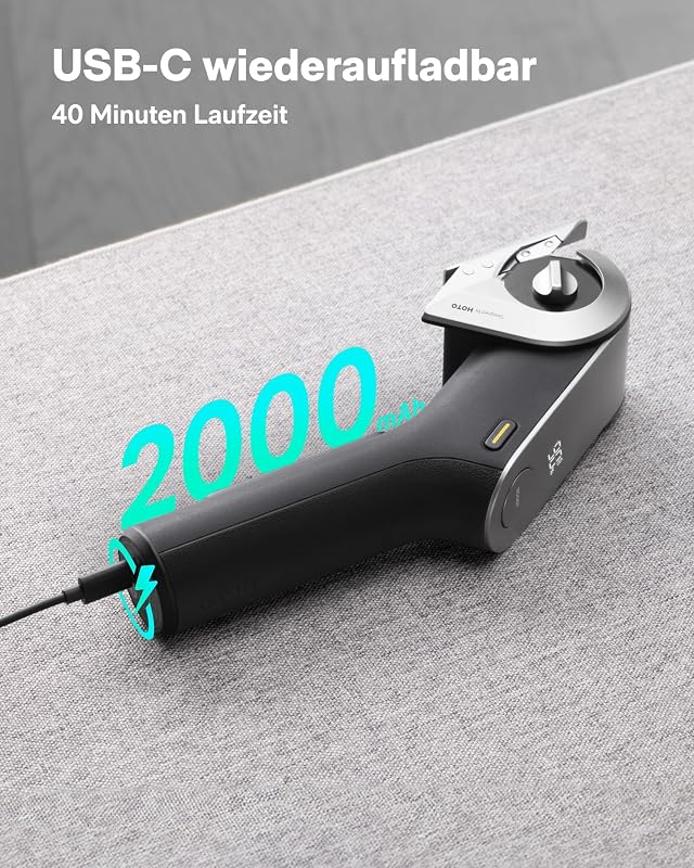 Kartonschneider Elektrisch, Titanklinge LED Display Elektrische Schere