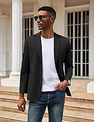 COOFANDY Men's Casual Knit Blazer Suit Jacket