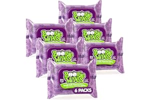 BOOGIE WIPES Saline Nose Wipes by Boogie, for Baby & Kids, Face, Hand & Body, FSA/HSA Eligible, Made with Vitamin E, Aloe, and Natural Saline, Grape Scent, 30 Count (Pack of 6)