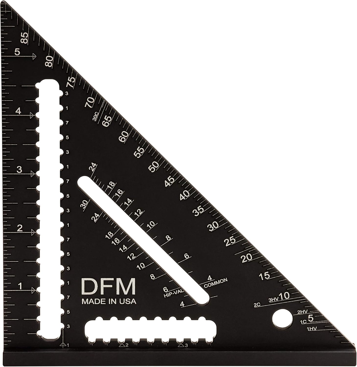 DFM 6 Inch Trade Edition Carpenter Square MADE IN USA (Black
