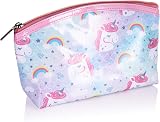 BRUBAKER Unicorn Bath Set Cherry Blossom Scented Gift Cosmetic Bag 4 pcs view 3