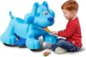 Kid Trax Blue's Clues Snack Time Ride-On Toy for 18-30 Months, Rechargeable Battery with 20 Sounds