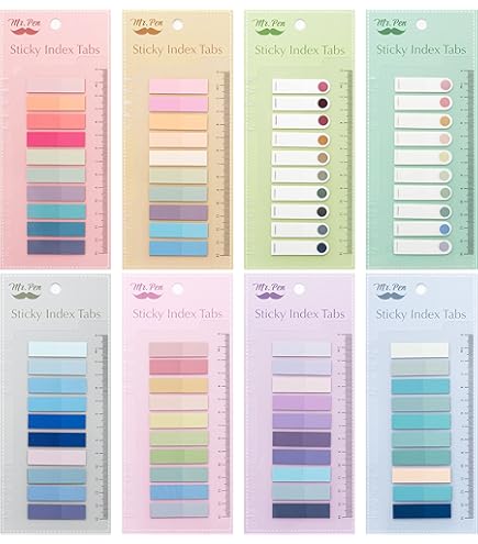 Lot De 120 Onglets Adhésifs Repositionnables JIEYAO - Marqueurs Page Colorés Pour Livres, Cahiers, Classement - Idéal Étudiants, Bureau