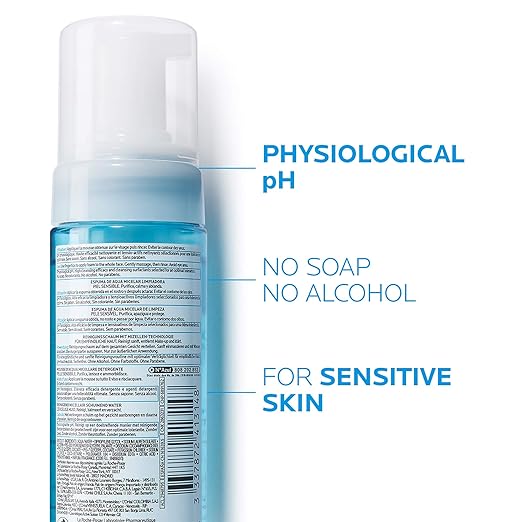 cleansing micellar foaming water la roche posay