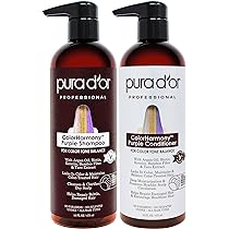 Amazon.com : PURA D'OR Purple Shampoo & Conditioner (16oz x 2 ...