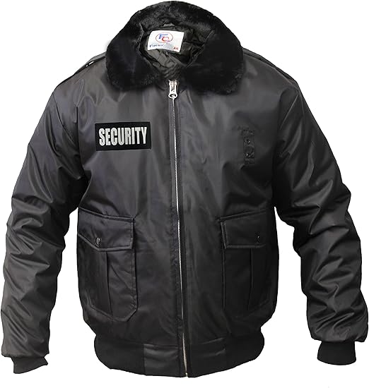 First Class WatchGuard Bomber Jacket with Reflective Security ID