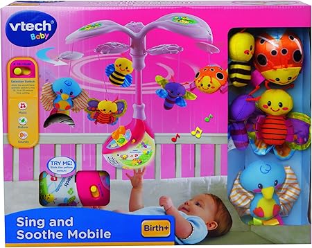 vtech sing and soothe mobile pink