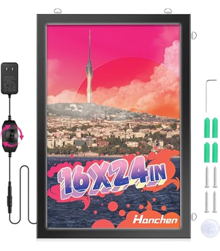 Poster Frame With Aluminum Frame Wall Mounted LED Light Box - Poster Frame, Aluminum Frame - View #8