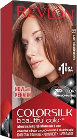 Revlon Colorsilk Beautiful Color 55 Light Reddish Brown Permanent Hair Dye view 1