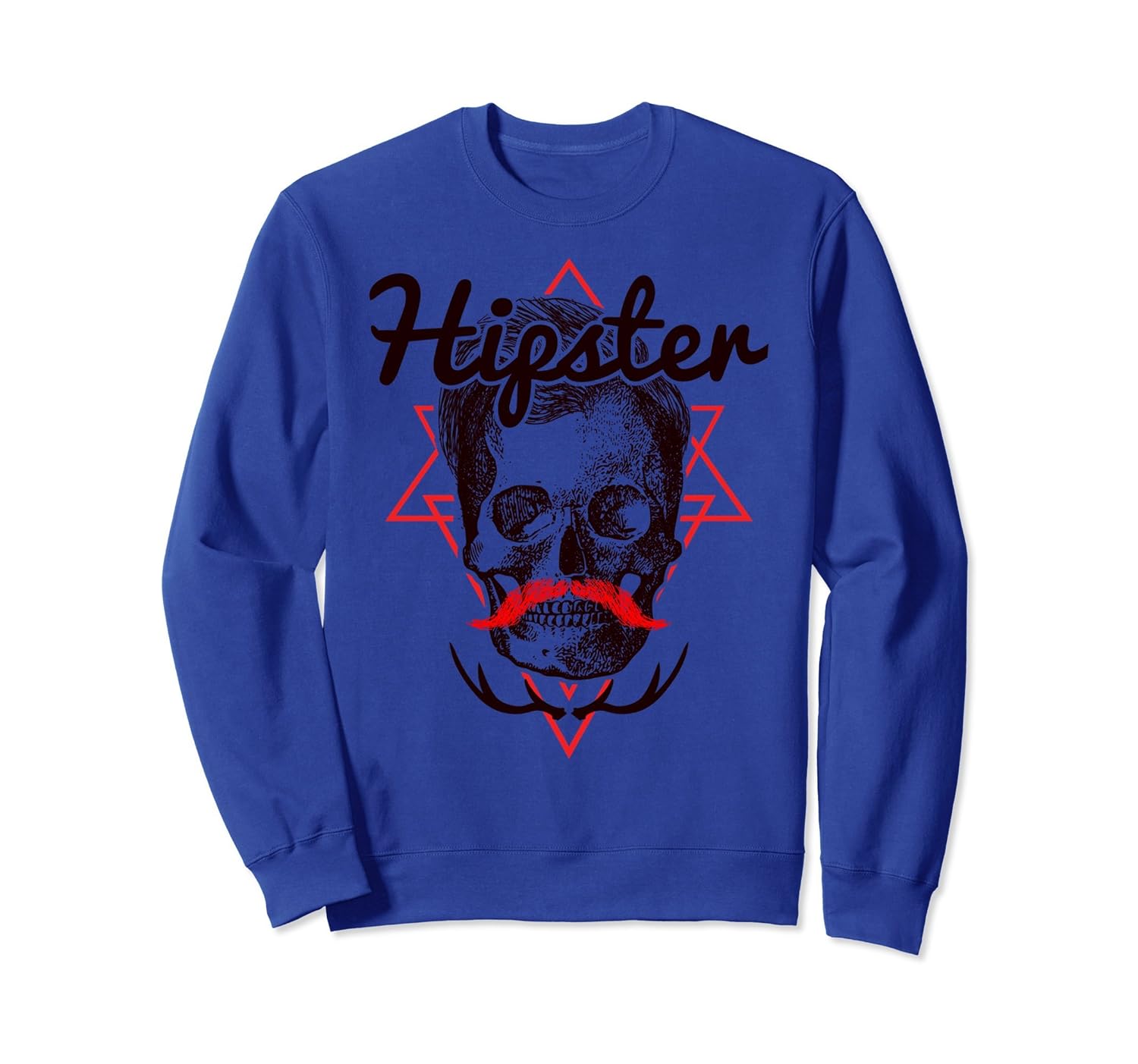 Daily Hipster Cool Beard and Glasses Funny Sweatshirt Gift-anz