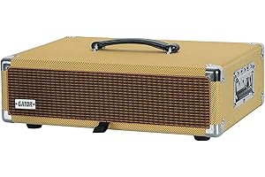 Gator Cases Retro Series Vintage Amp Rack Case; 2U Tweed (GR-RETRORACK-2TW)