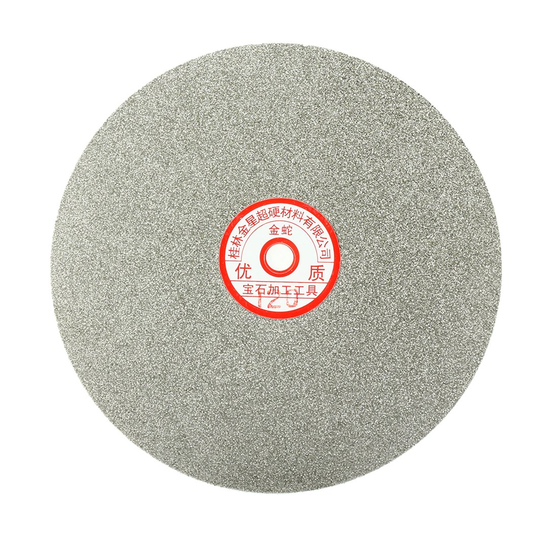 sourcingmap 200mm 8-inch Grit 120 Diamond Coated Flat Lap Disk Wheel Grinding Sanding Disc