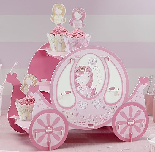 Ginger Ray Princess Carriage Cake Stand, Pink Amazon.co.uk Kitchen & Home