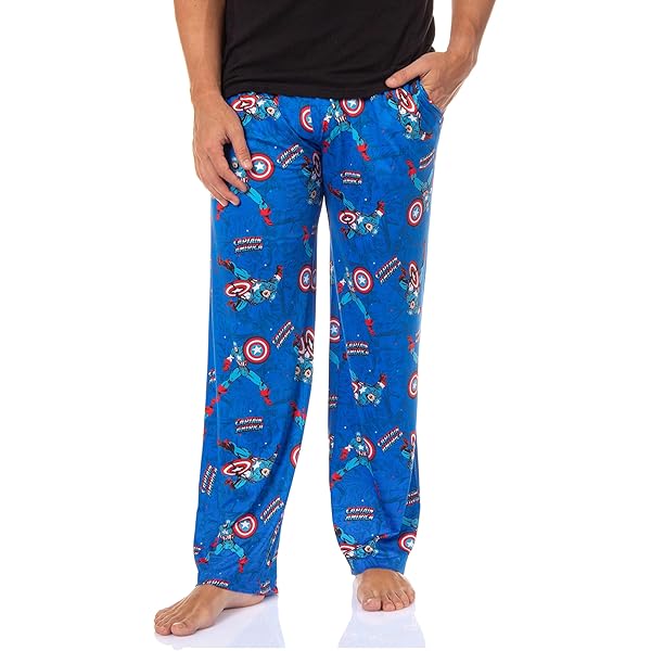 Spiderman Pj Marvel Spider-Man Boys' Fleece PJ Pants Flame